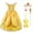 A-Dress Accessories, variant on Princess Dress Up Belle Costume for Girls Birthday Cosplay Party with Accessories