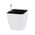 thumbnail image 3 of S SERENABLE Plastic Self Watering Plant Pot with Water Level Indicator for Orchids Cacti White, 3 of 9