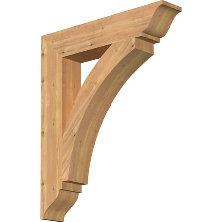

Ekena Millwork 5 1/2 W x 30 D x 36 H Thorton Traditional Smooth Bracket Western Red Cedar