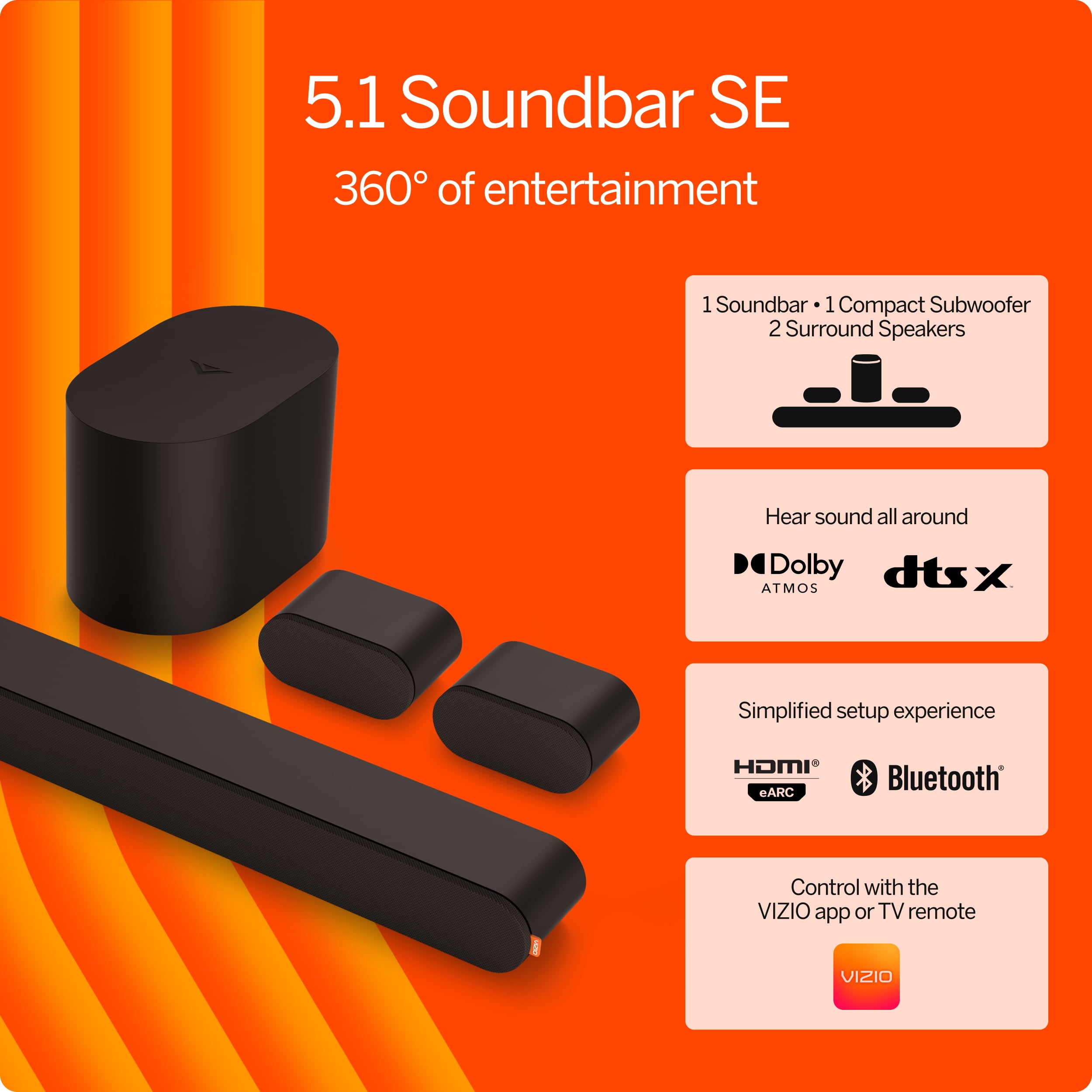 VIZIO Soundbar SE with Dolby Atmos and DTS:X Malaysia Ubuy