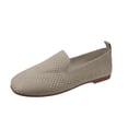 thumbnail image 2 of Women's Lightweight Knitted Loafers Casual Flat Shoes Comfortable Boat Shoes Flat Bottomed Breathable Shoes, 2 of 3