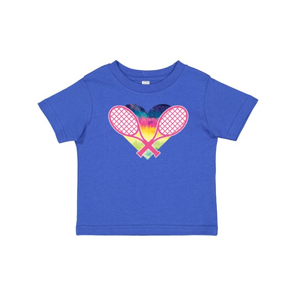 Inktastic Tennis Racket Heart Cute Girls Baby T-Shirt