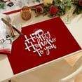 thumbnail image 2 of THLKIF Christmas Placemats Christmas Red and White Snowflake Table Mats Winter Place Mat Washable Xmas Winter Holiday Table Decoration for Indoor Outdoor Party Kitchen Dining Table (8.27*12.6in), 2 of 4