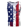 thumbnail image 2 of Vedolay Men's Summer Tank Casual Crew Neck Printed Sleeveless Tops,Blue M, 2 of 4