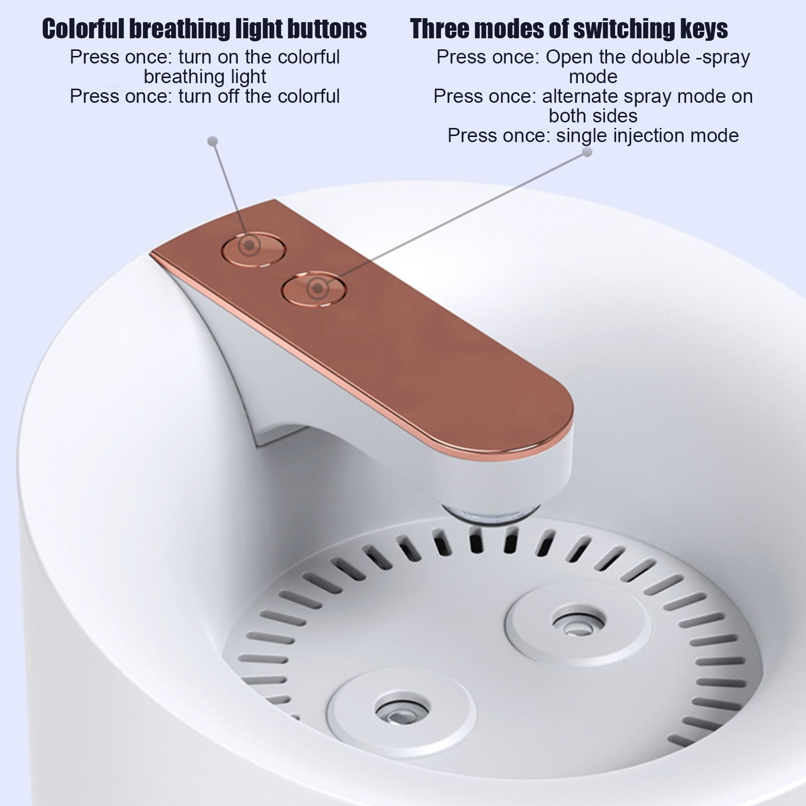 BOBOMOTI Humidifiers for Bedroom Cool Mist Top-Fill Ultra-Quiet Humidistat for Baby Nursery Plants Aromatherapy Diffuser Clearance