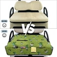 thumbnail image 6 of COEQINE Quilted Golf Cart Seat Cover, Folds Like a Bag with Handle for Easy Carry, Universal Fit 51.2"x30.3" for EZGO Yamaha Club Car 2-Seaters, 4 Pockets, Green Hummingbird Golf Egg, 6 of 8