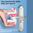 thumbnail image 4 of 2 Pcs Door Locks For Kids Safety Baby Proof Door Knob Covers. Baby Door Lock Suitable For Room Doors, Kitchen Doors, Living Room Doors, Etc., 4 of 9
