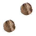 thumbnail image 4 of sweethay Gorro de satén para el pelo, gorro de quimioterapia, pañuelo para la cabeza de baño, gorro de dormir, gorro , turbante, cubierta Estampado de leopardo 2Conjunto, 4 of 6