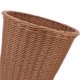 thumbnail image 3 of unbranded Papelera De Basura De Ratán Sintético Para Casa Con Superficie Lisa Y Estructura Robusta Marrón, 3 of 6