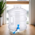 thumbnail image 2 of Cubo Boca Ancha 11 3 L Con Grifo Cubo Mineral Pura para PC Alimentaria Tanque para Acampar Al Aire Libre [blanco Transparente], 2 of 9