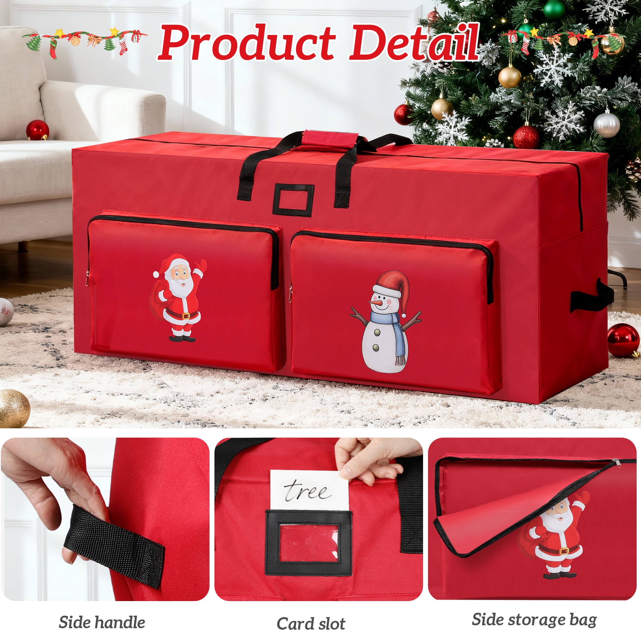 Firstness Christmas Tree Storage Bag Up to 7.5ft photo 2