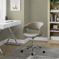 LumiSource Curvo Upholstered 5-Star Task Chair