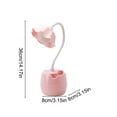 thumbnail image 3 of LED Desk Lamp for Student Study, Flower-Shaped Eye Protection Reading Light with Pen Holder, Rechargeable Plastic, 4 Color Modes, 36 x 8 x 8 cm, Pink Blue Yellow White, 3 of 6