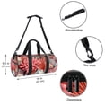 thumbnail image 5 of Coral Dance Bag with Shoe Bag, Sports Bag, Gym Bag, Yoga Bag - Size 17.7 Inches, Interior Zipper Pocket, Large Capacity, 5 of 6