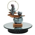thumbnail image 4 of Maoww Rotating Display Stand Jewelry Shoes Adjustable Revolving Mirror Base Black, 4 of 8