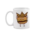 thumbnail image 2 of Cartoon Cheeseburger King Design Mug  -Image by Shutterstock,, 2 of 4
