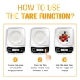 thumbnail image 4 of Easy@Home Digital Kitchen Scale for Cooking and Baking with Weight and Tare Accuracy, 4 of 9
