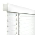 thumbnail image 6 of Regal Living Cordless 2-inch Room Darkening Faux Wood Blind, Smooth White, 28.5" x 64", 6 of 9