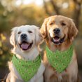thumbnail image 2 of Dog Bandana 2 Pack,Green Bigfoot Pattern Bandanas for Dogs,Cat Bandana,Small/ Large Dog Bandana 2 Size,Dog Bandanas Girl Boy, 2 of 5