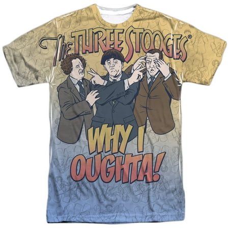 Three Stooges - Why I Oughta - Short Sleeve Shirt -