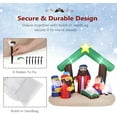 thumbnail image 3 of VINGLI Lighted Christmas Inflatable Nativity Scene Outdoor Decorations-6.5ft, 3 of 8