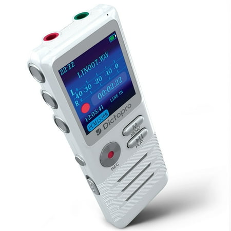 Dictopro 8GB Digital Voice Recorder with LCD Display, X100