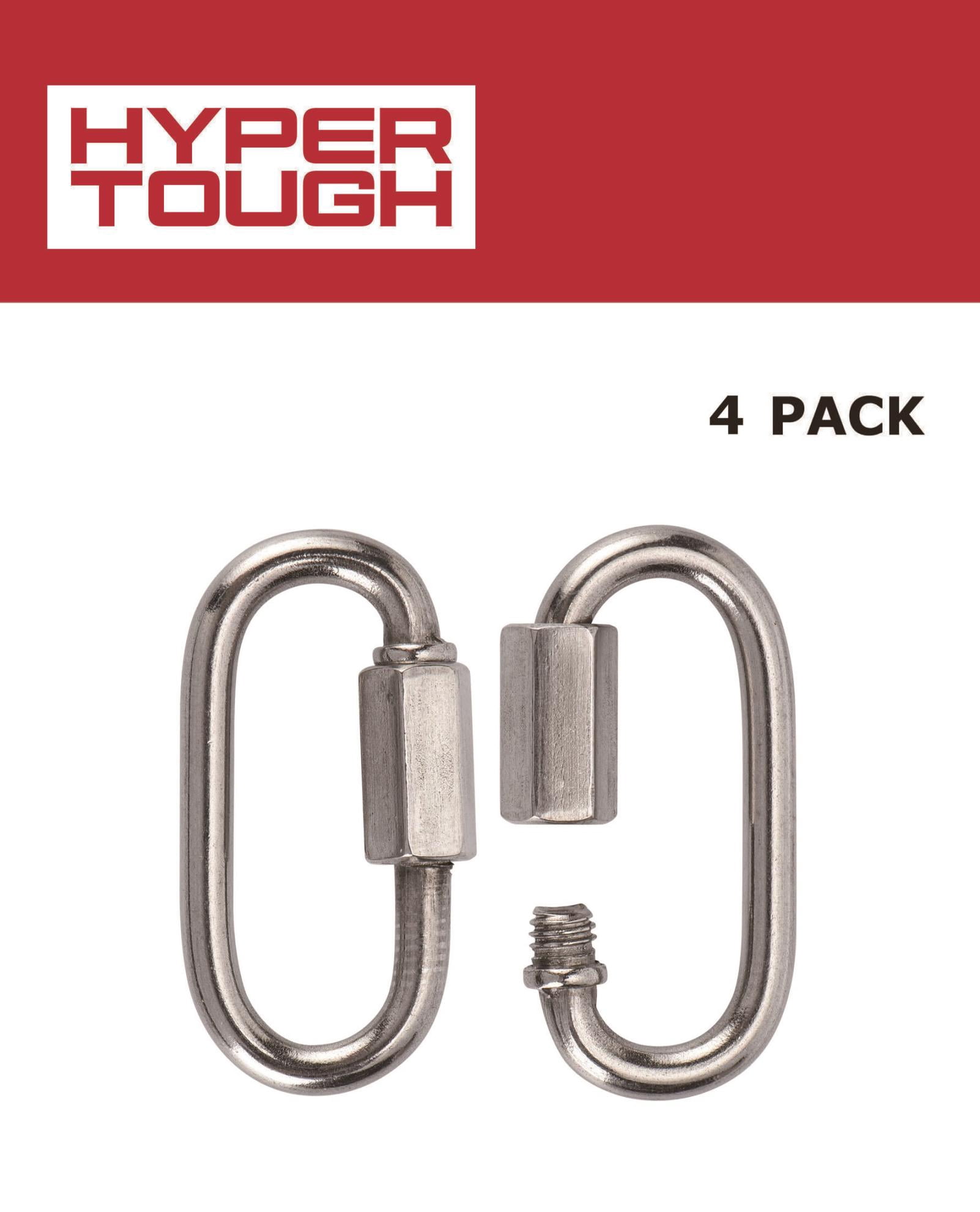 Hyper Tough 3-1/2 in. x 5/16 in. Chain Quick Links, Stainless Steel 316, 4 Pack