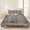 Gray Blue Light Brown, variant on 3 Pieces King Quilt Set,Cartoon Tractor Green Digger Shovel Soft Bedding Sets with 1 Quilt & 2 Pillow Shams,Cute Truck Car Themed Summer Bedspread Lightweight Coverlet Comforter for All Season