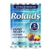 6 Pack - Rolaids Extra Strength Chewable Antacid Tablets Assorted Fruit 30 Each