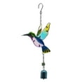 thumbnail image 2 of 17\'\'-31\'\' Campanas de viento grandes Colibrí con aleteo Colibrí azul con campana, 2 of 6