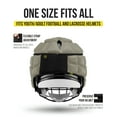 thumbnail image 3 of Guardian Cap - Soft-Shell Helmet Cover for Football and Lacrosse - Reduces Impact and Protects Helmets - One Size Fits All for Youth, High School, and College Programs - Vegas Gold, 3 of 7