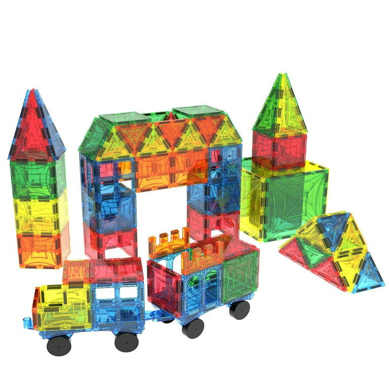 Magnet Tiles Magna Award Winning Building Magnetic toy 199/pc +Storage  Container