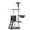 4th Layer - Gray, variant on 55" Multi-Level Cat Tree with Condo, Hammock, Scratching Posts & Platform