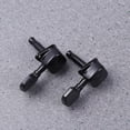 thumbnail image 2 of 6pcs Mini Square Head Semi-closed Vintage Style Guitar Machine Heads 3R3L Tuning Pegs for Guitar Bass (Black), 2 of 9