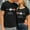 015_Black, variant on Women's Short Sleeve T-shirt Graphic Short Sleeve Couple Soft Custom Men Women'S T Shirts For Women, Women's Short sleeve T-shirt