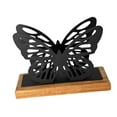 thumbnail image 4 of CoudarTitie Butterfly Napkin Holder for Table Countertop Organizer Freestanding Metal Tissue Black, 4 of 8