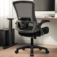 thumbnail image 7 of NEO CHAIR Ergonomic Office Chair, Adjustable High Back Mesh Desk Chair with Flip-up Arms, Black, 7 of 7