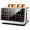Dark Gray, variant on 2 Slice Toaster, Smart Digital Touchscreen with Memory Function, 1.5" Extra-Wide Slots, 5 Bread Types & 6 Browning Settings, 900W for Fast Toasting, Defrost & Reheat Modes