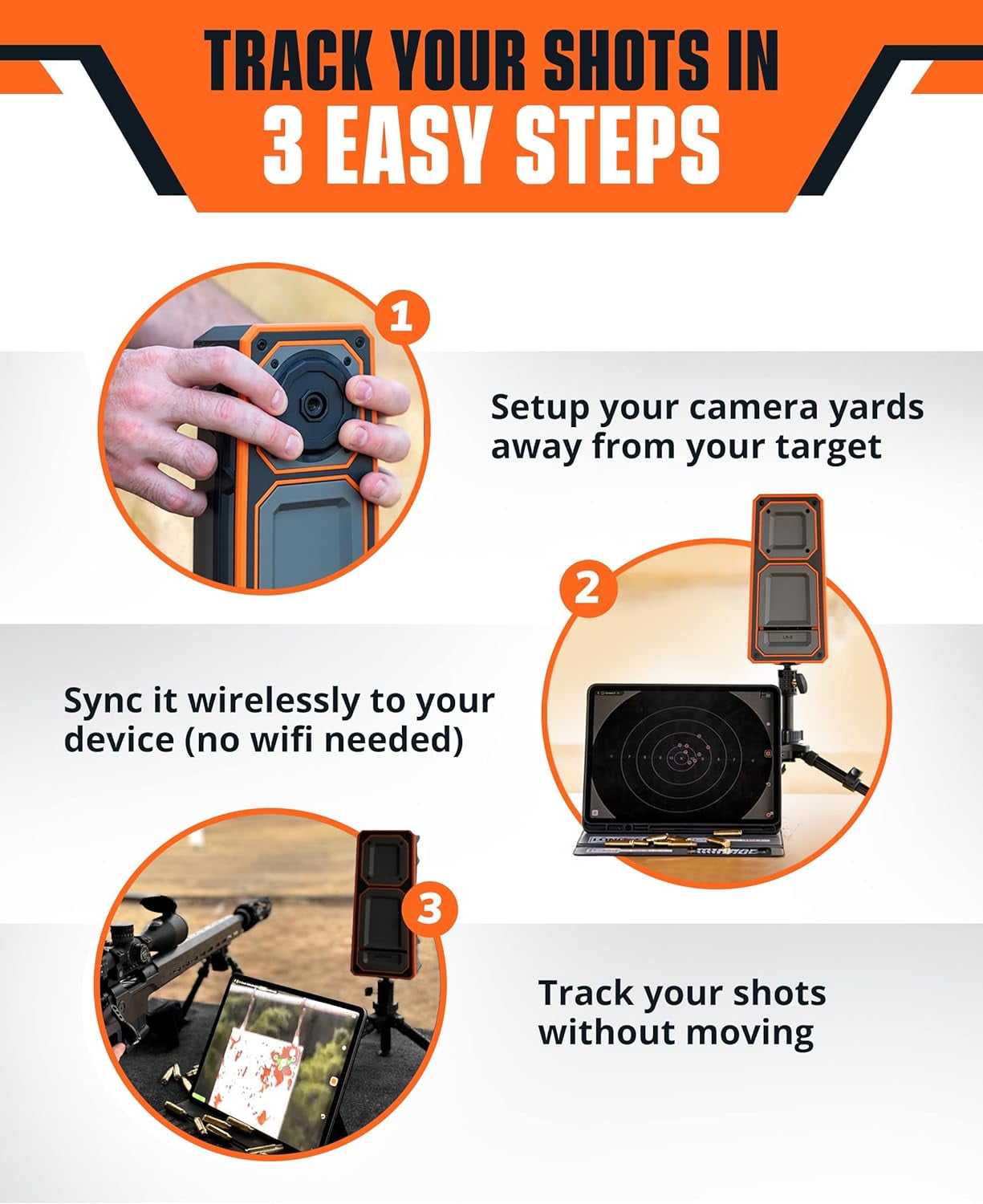 LongShot LR-3 Ultra HD & 2 Mile UHD Target Camera System W/ Hard Case