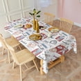 thumbnail image 3 of Vintage Baseball Elements Pattern Rectangle Tablecloth 60x120in,Waterproof Polyester Rectangle Table Cloth, Wipeable Spillproof Polyester Tablecloth for Dining, Camping, Indoor and Outdoor, 3 of 6