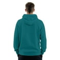 thumbnail image 3 of Kixjoy Mens Turquoise Hoodie Big and Tall Casual Long Sleeve Sweatshirt Casual Drawstring Fall Pullover Lightweight Soild Turquoise Mens Pullover Hoodie with Pockets, Turquoise M, 3 of 4