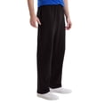thumbnail image 3 of Pantalones deportivos Hanes Essentials de punto de algodón para hombre, color negro, 3XL, 3 of 6