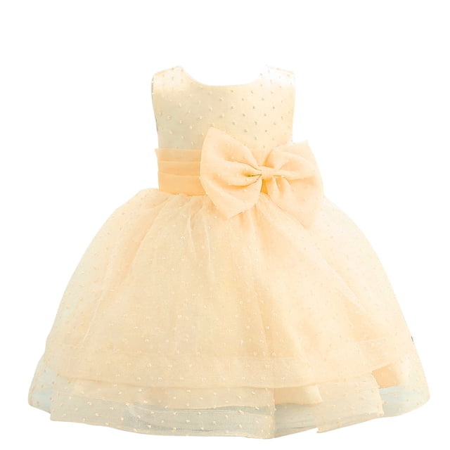 Robes Filles Robes Formelles Tout-Petits Robe Beige Fille Robe de Mariage Fille Robes Fille Taille Mode Filles
