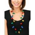 thumbnail image 3 of Holiday Tiime Light Up Christmas Ornament Necklace, 1 Piece, 3 of 4