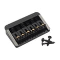 thumbnail image 3 of MERIGLARE Fixed 6 String Bass Bridge Concert Spacing 10.6mm for Guitar Bass Instrument black, 3 of 8