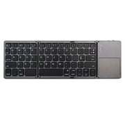 Keyboard, Bluetooth Keyboard Touchpad Foldable Tri-fold Wireless For