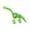 Green, variant on Brachiosaurus Skeleton 3D Printed Small Articulated Dinosaur Fossil Figure Flexible Bone Structure for Desktop Decoration Gold