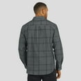 thumbnail image 5 of Men's Darius Rucker Collection by Fanatics Gray Washington Commanders Micro Corduroy Plaid Button Up Shirt, 5 of 6