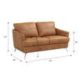 thumbnail image 3 of LV00217 - Loveseat , Cappuccino Leather - Safi, 3 of 6