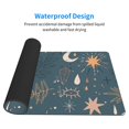 thumbnail image 4 of ZNDUO Large Rubber Mouse Pad Non-slip Desk Mat Blue Bohemian Patterns Rubber Desk Pad Mousepad Keyboard Pad for Home Office, 15.8" x 29.5", 4 of 9
